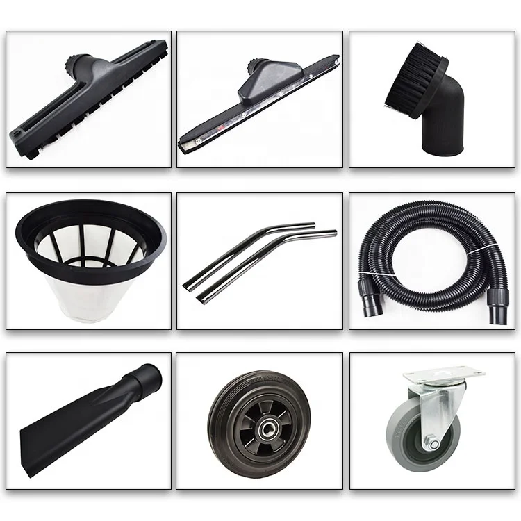 Industrial Stainless Tank Wet & Dry Vacuum Cleaner 100L 4500w 3 Motor