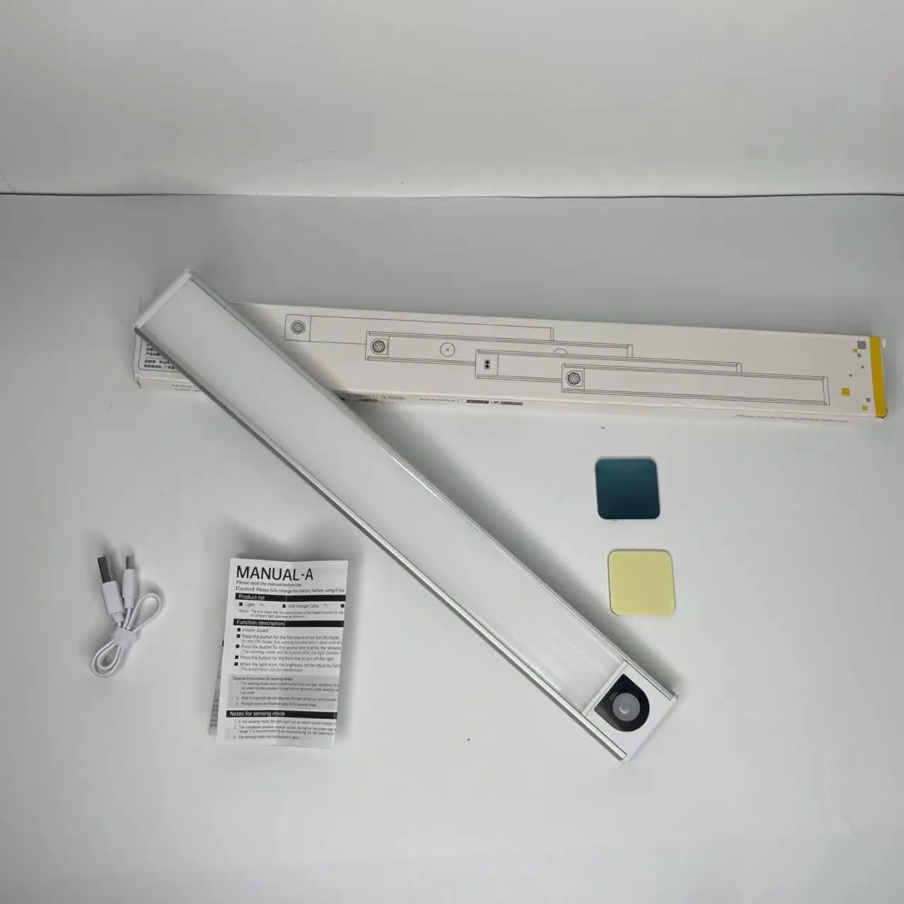 Smart closet strip light Indoor USB rechargeable wireless stair night sensor light motion sensor led