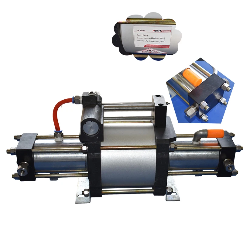 pneumatic hydrogen compressor argon/helium/nitrogen/CH4 gas compressor pump with max 50 Mpa