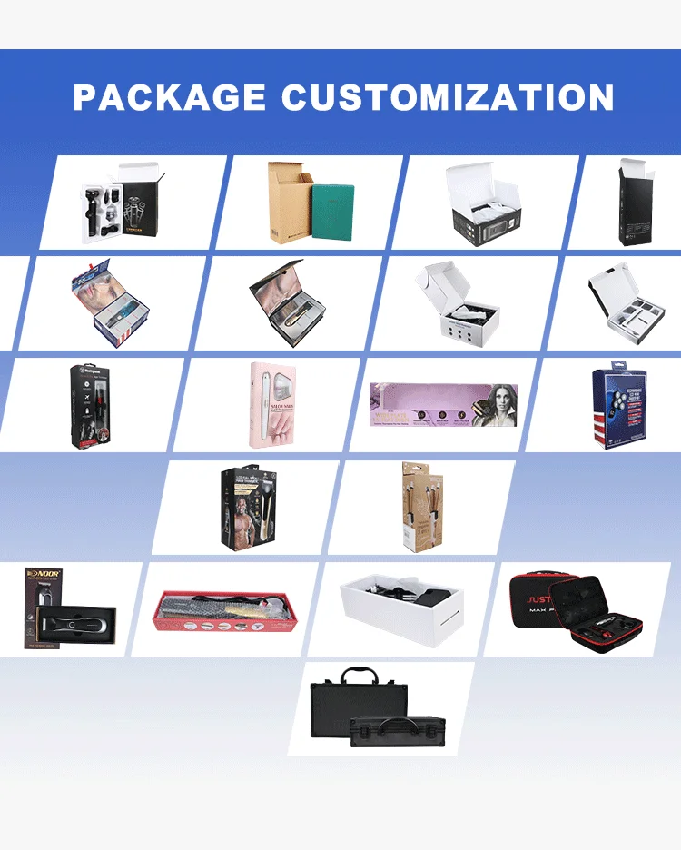 Factory Custom Body trimmer Multifunctional Bald Head Shaver Electric Rechargeable Waterproof Rotary Electric hair trimmer Men