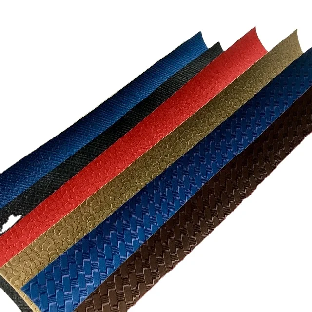 Eco-friendly Packaging Box Linen Wrapper Embossed Specialty Paper