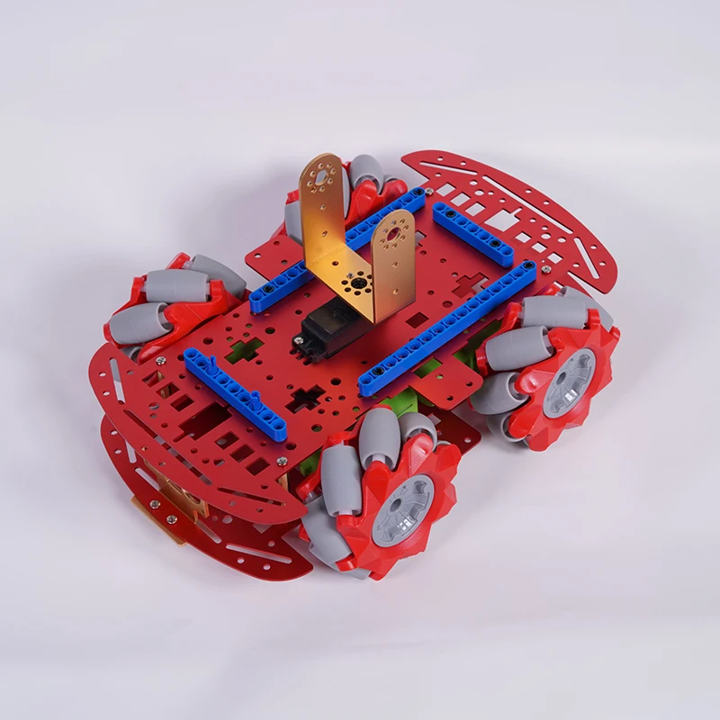 
DIY 4WD Mecanum Wheel Alloy Intelligent car platform Aluminum robot chassis 