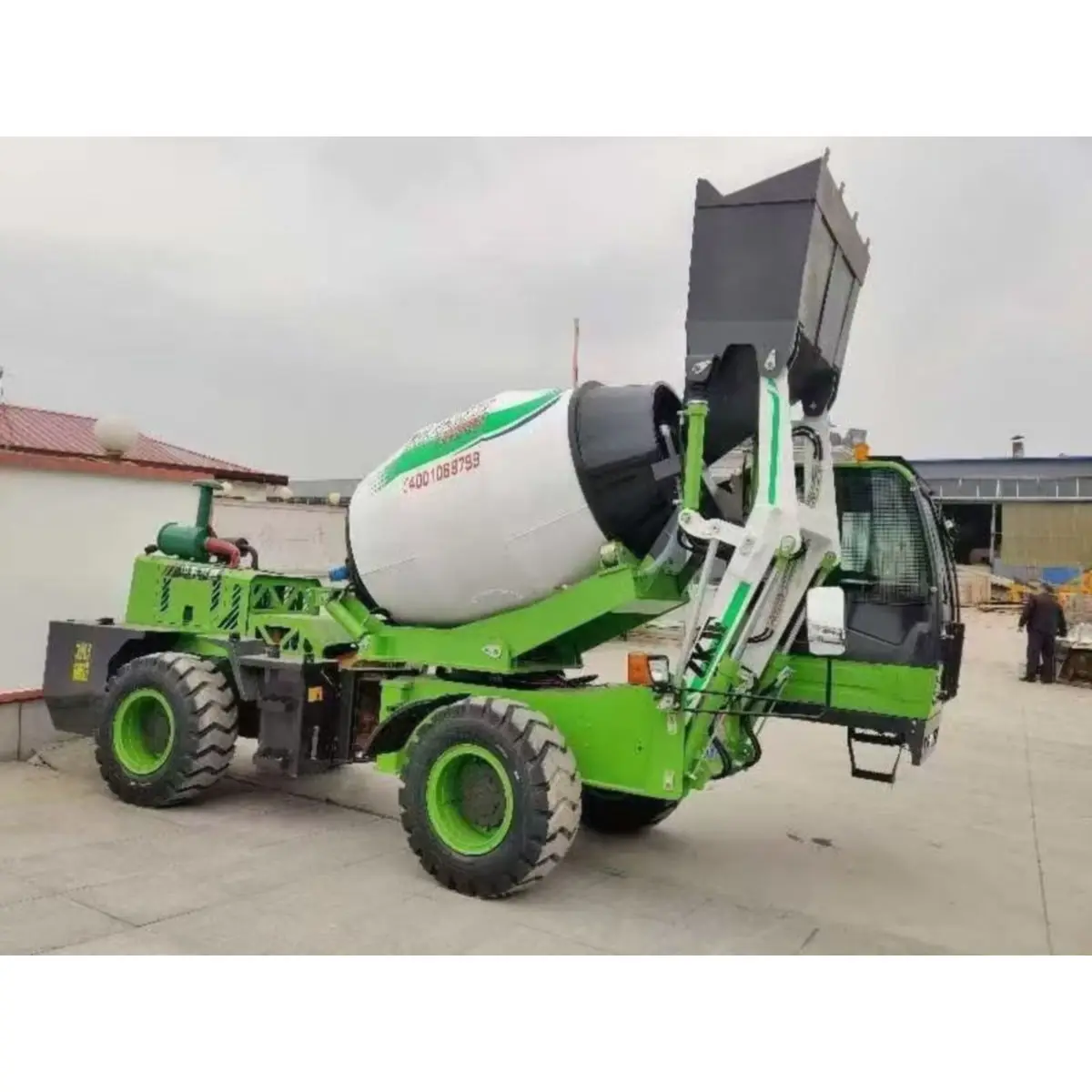 Good Quality Concrete Mixer Truck Drum Transfer Cement Mixing Tank Trailer Price
