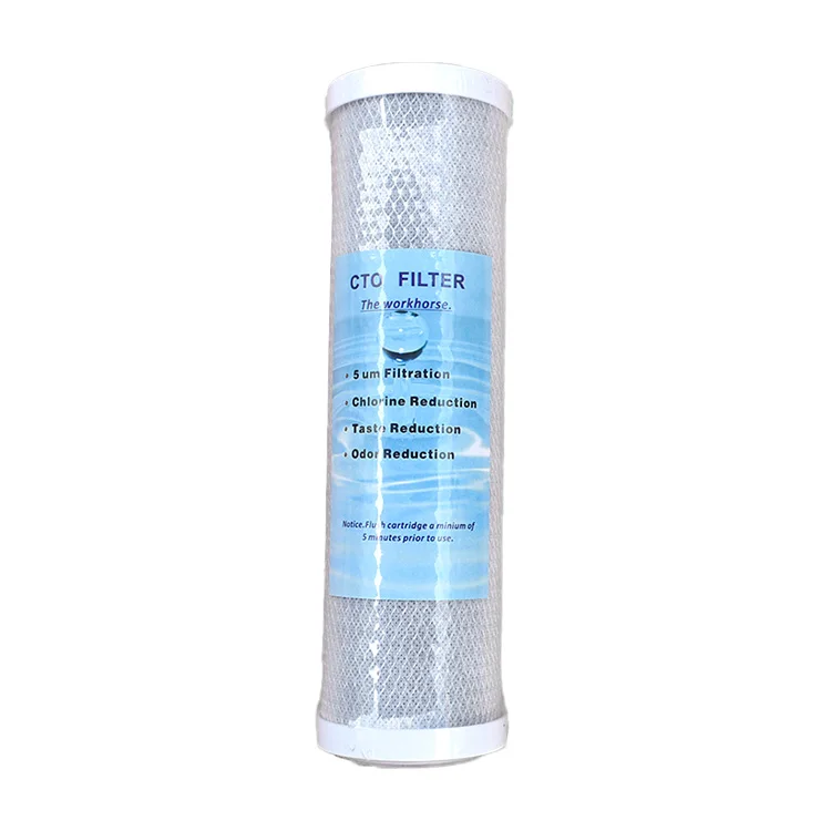 20 inch filter CTO filter cartridge RO system activated carbon block