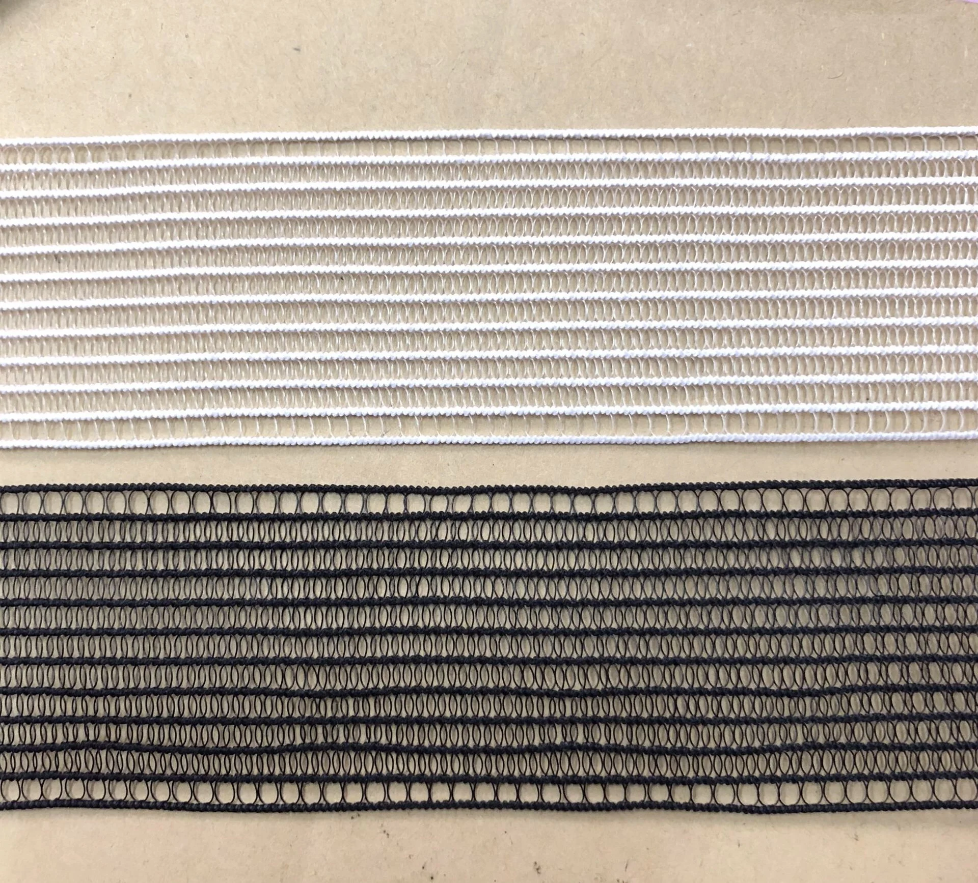 Transparent Knitted Fish Line Woven Mesh Elastic Fish Silk Webbing Band For Garment