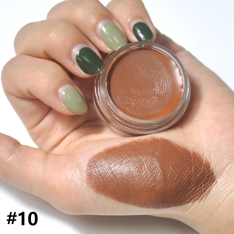 Makeup Natural Waterproof 10 Colors Concealer Palette Foundation Cream Private Label Vegan Cruelty Free Custom Brand Concealer