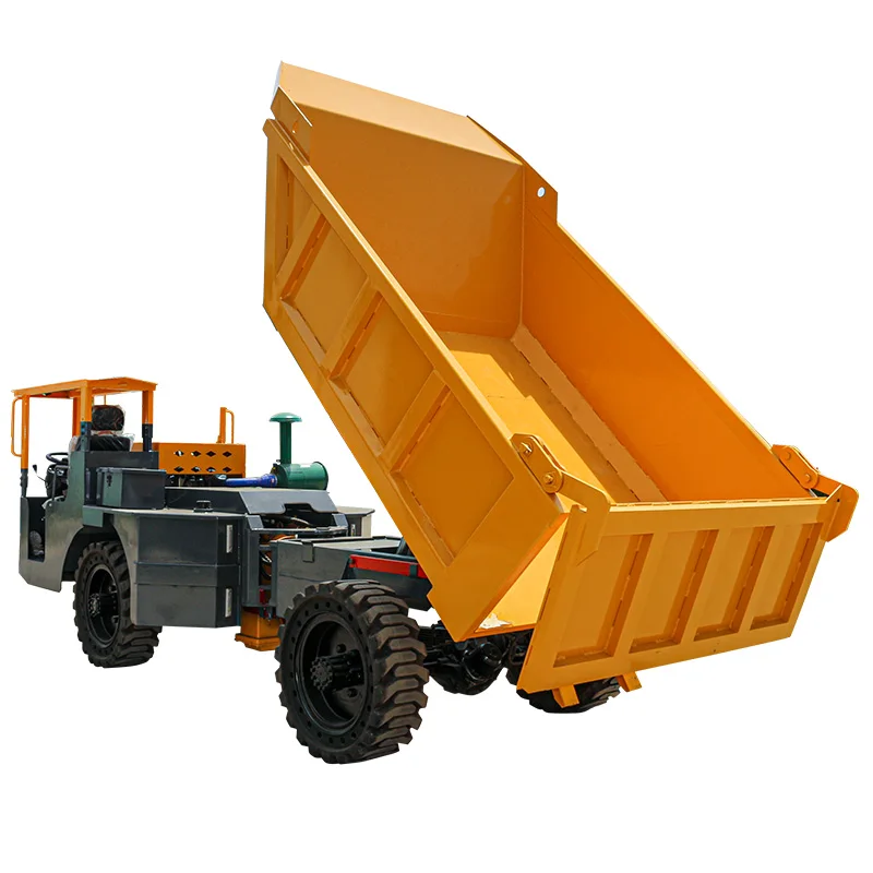Low Profile Hot sale underground mining dumper truck dump trucks  4x4  8 ton UK8 articulated diesel dump hydraulic mining dumper mineral