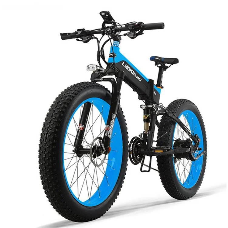 2022 NEW electric bicycle 1000W48V10.5AH lithium battery electric mountain bicycle  e bike 26inch fat tire folding electric bike