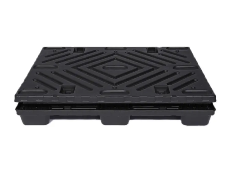 Customized Collapsible Corrugated autopack care packaging automotive Plastic Box with Pallet and Lid