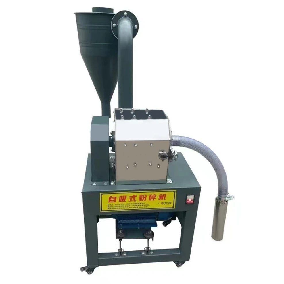 Self priming stainless steel animal feed hammer maize grinding mill forage corn crusher grain grinder machine 500 kg/h