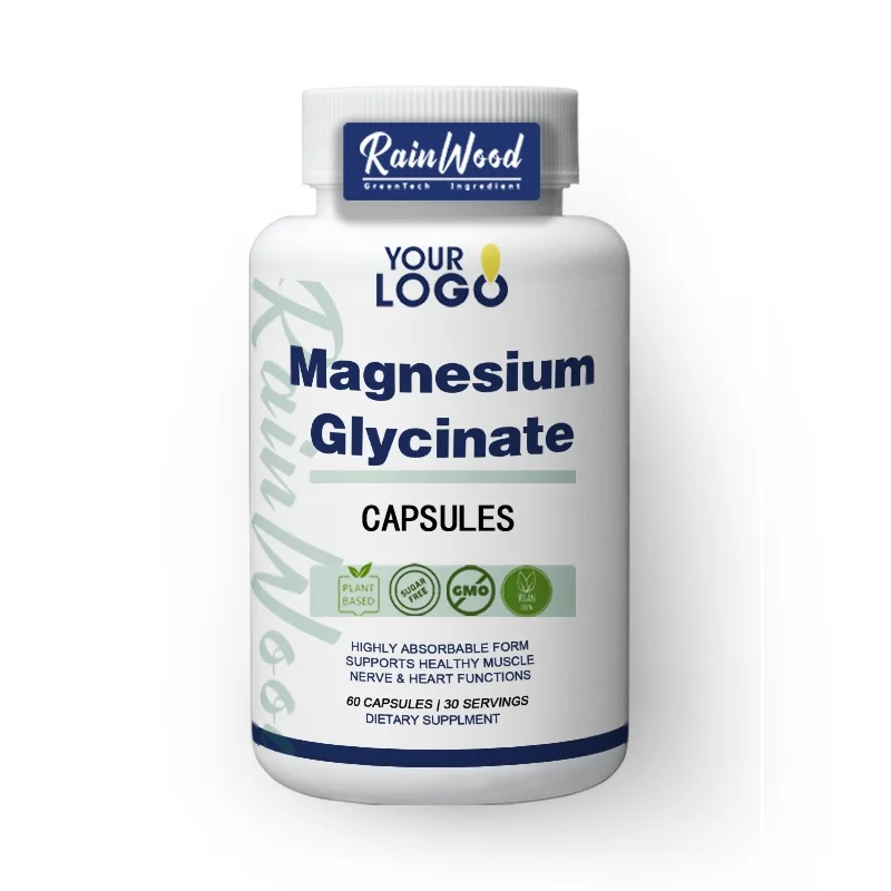 Nutritional Supplement Magnesium Powder 500mg Complex Magnesium Capsules