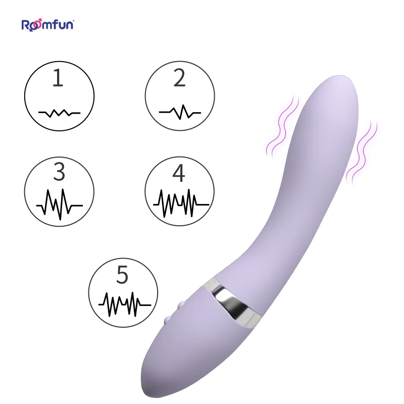 Roomfun Silicone Vibrator Sex Toys For Woman G Spot Vibrators For Women Clitoris Stimulator Female Vagina Double Headed Vibrator