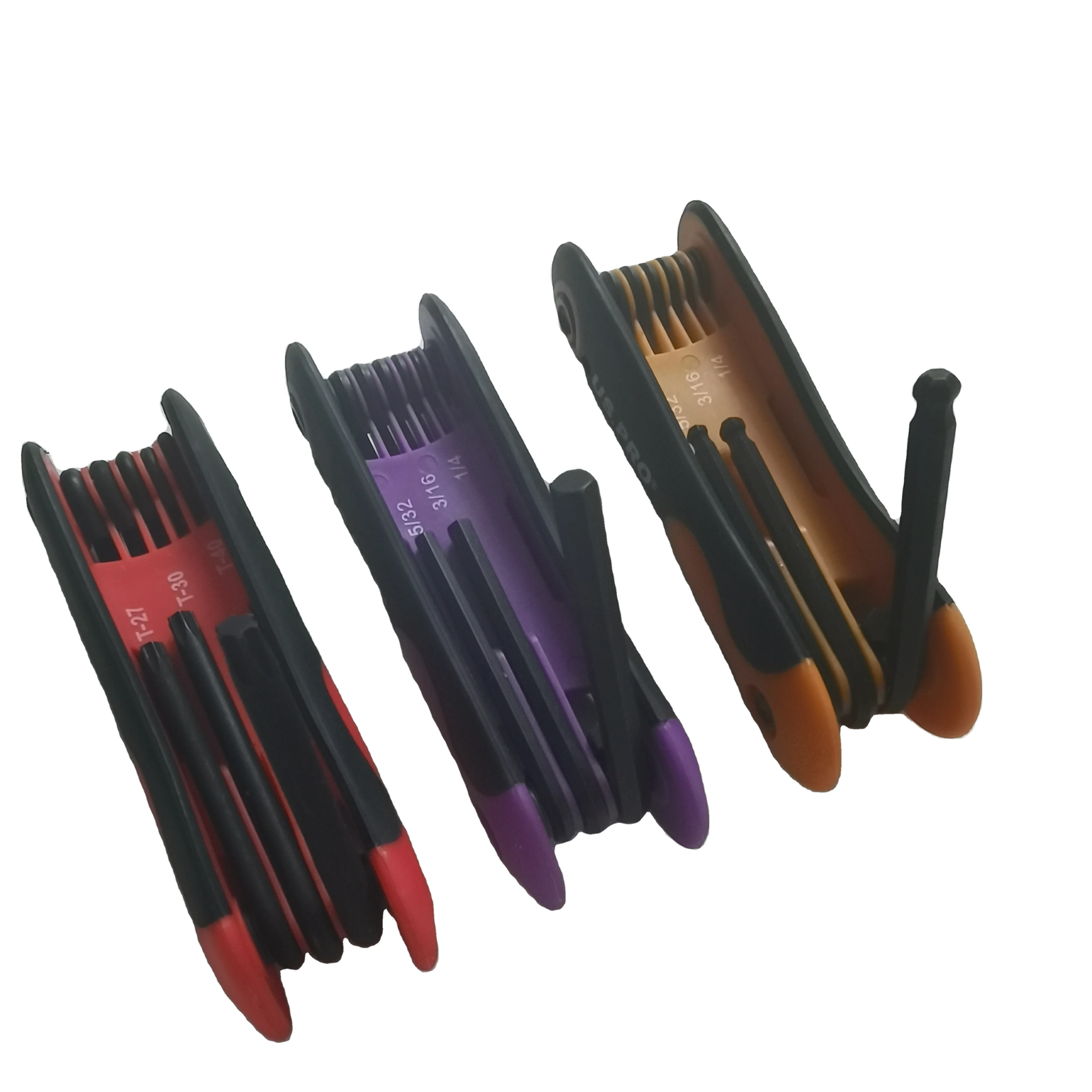 Заводской красочный инструмент для ремонта велосипедов Набор шестигранных ключей на заказ