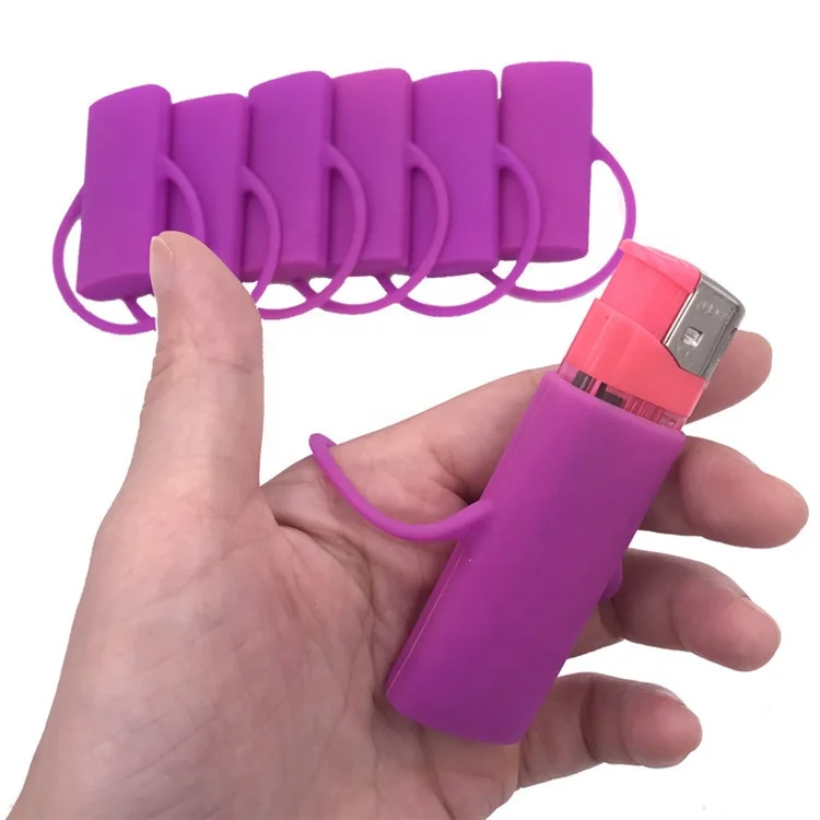 Portable cigarette smoking accessories Silicone Lighter Cover