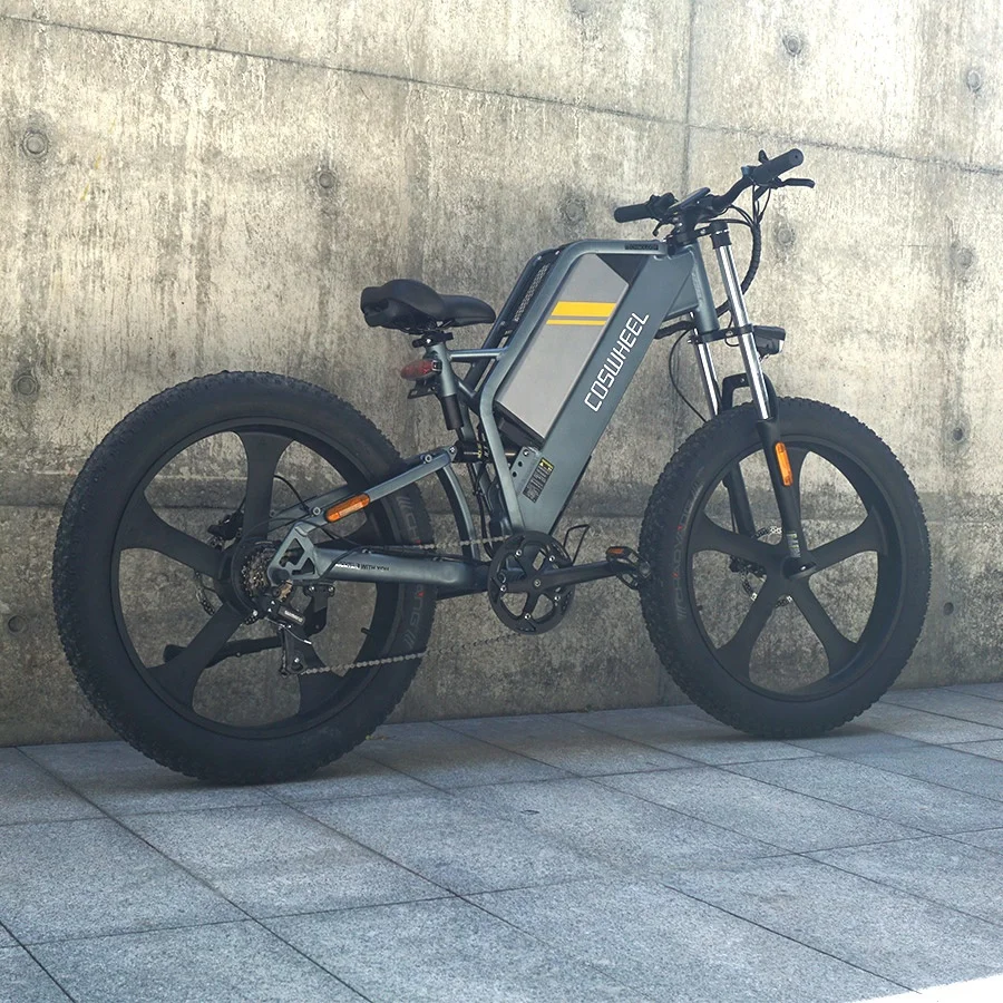 Новый легкий складной электрический велосипед COSWHEEL T26 48V 15Ah 25Ah 750W 1000W 1500W 26-дюймовый
