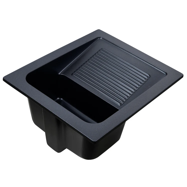Luxury Quality Black Quartz Stone Laundry Sink Be Used for Bathroom Balcony