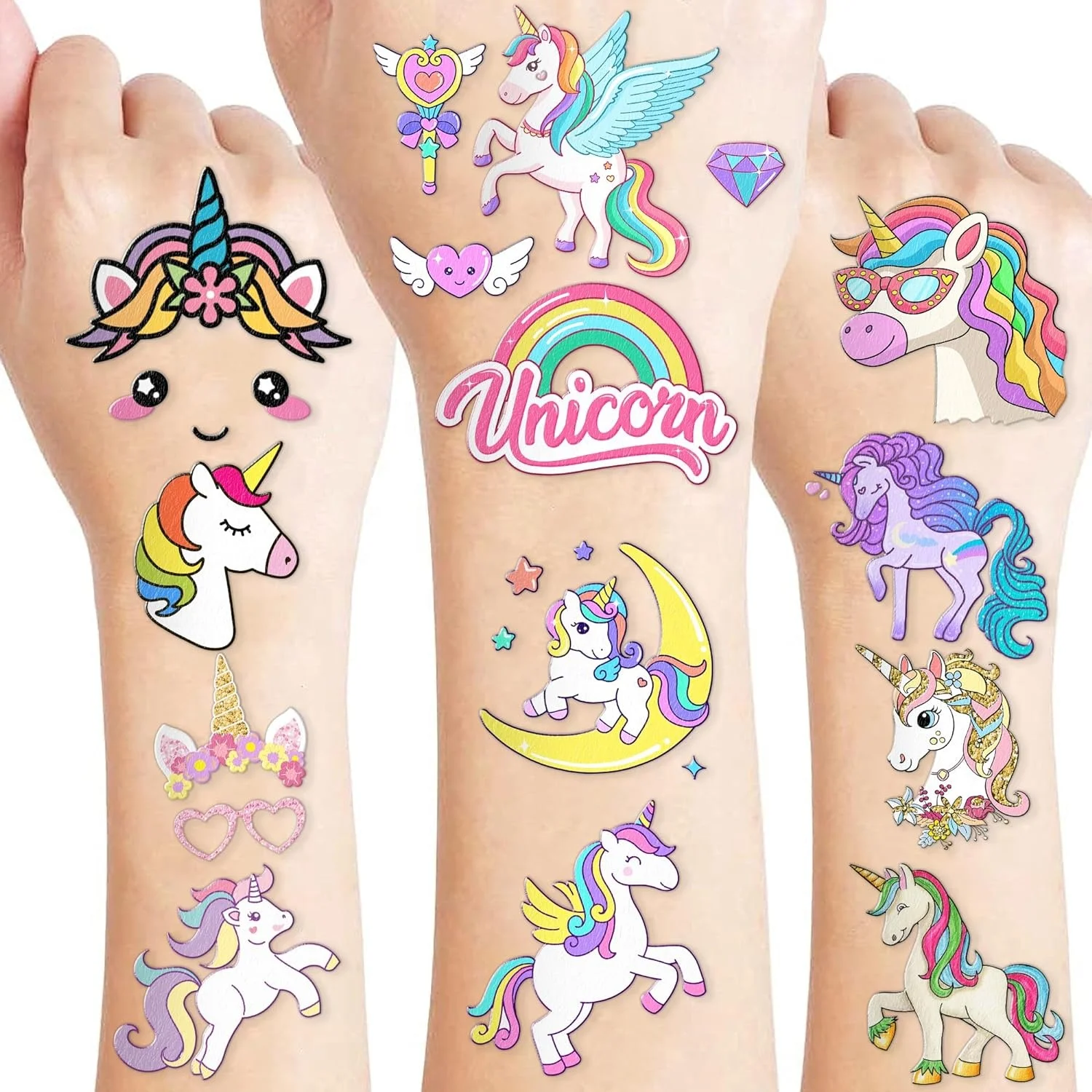 New Design Kids Temporary Hot Sale Wholesale Cute Cartoon Art Animals Waterproof Body Tattoo Sticker