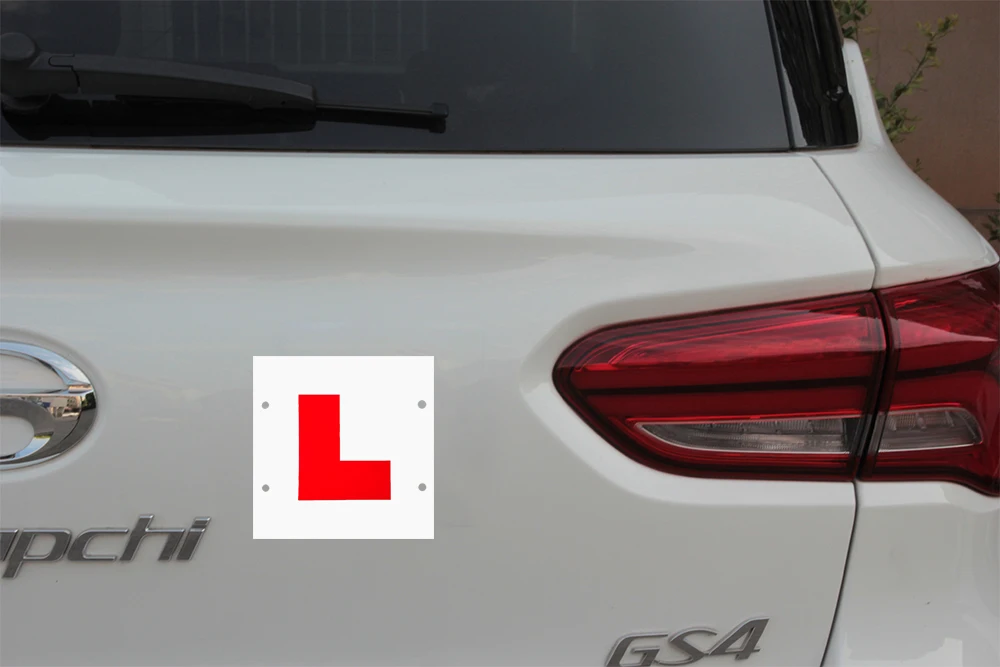 Maglory 17.8*17.8CM UK British Magnetic Learner Driver Car Sticker L Plates Safety Warning Sign