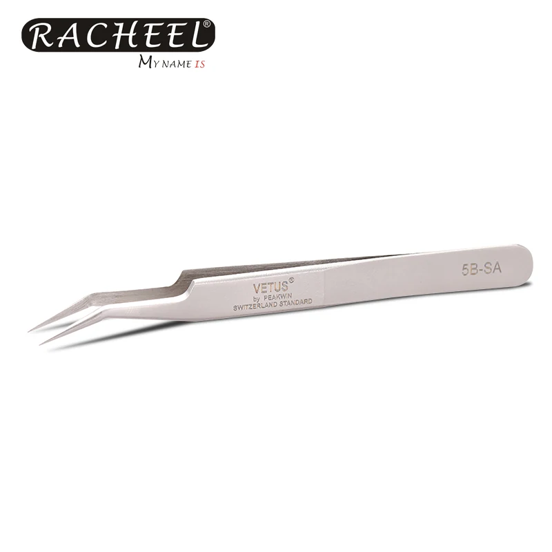 VETUS for eyelash extension professional stainless steel tweezers spot