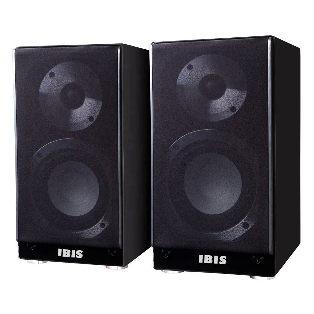 OEM Quality Wood  HiFi Cabinet Multimedia Powered Desktop Main speaker  Passive Bookshelf Speaker