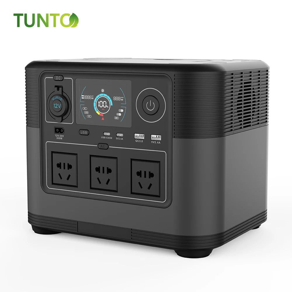 Eco-friendly Solar Energy Storage Portable Power Station 600W 1200W 1500W 2000w 3000w  Lithium Best Rated Solar Generator