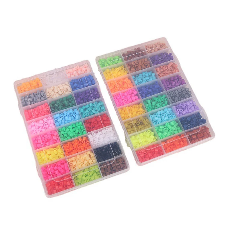 Wholesale 48 colors kit  kids DIY iron hama fuse beads 5mm .