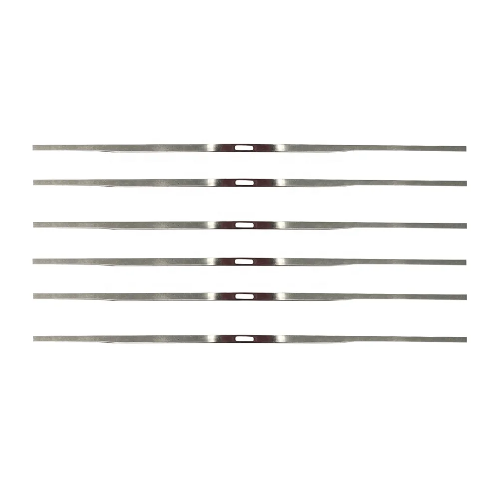 Excellent quality professional needle loom flat steel knitting wire heald wire