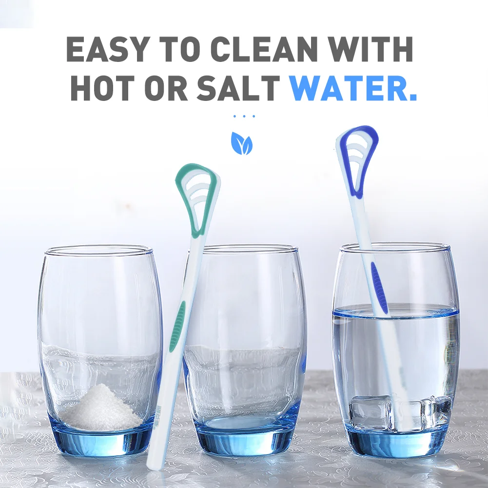 wholesale colorful plastic tongue scraper limpiador de lengua raspador de lingua