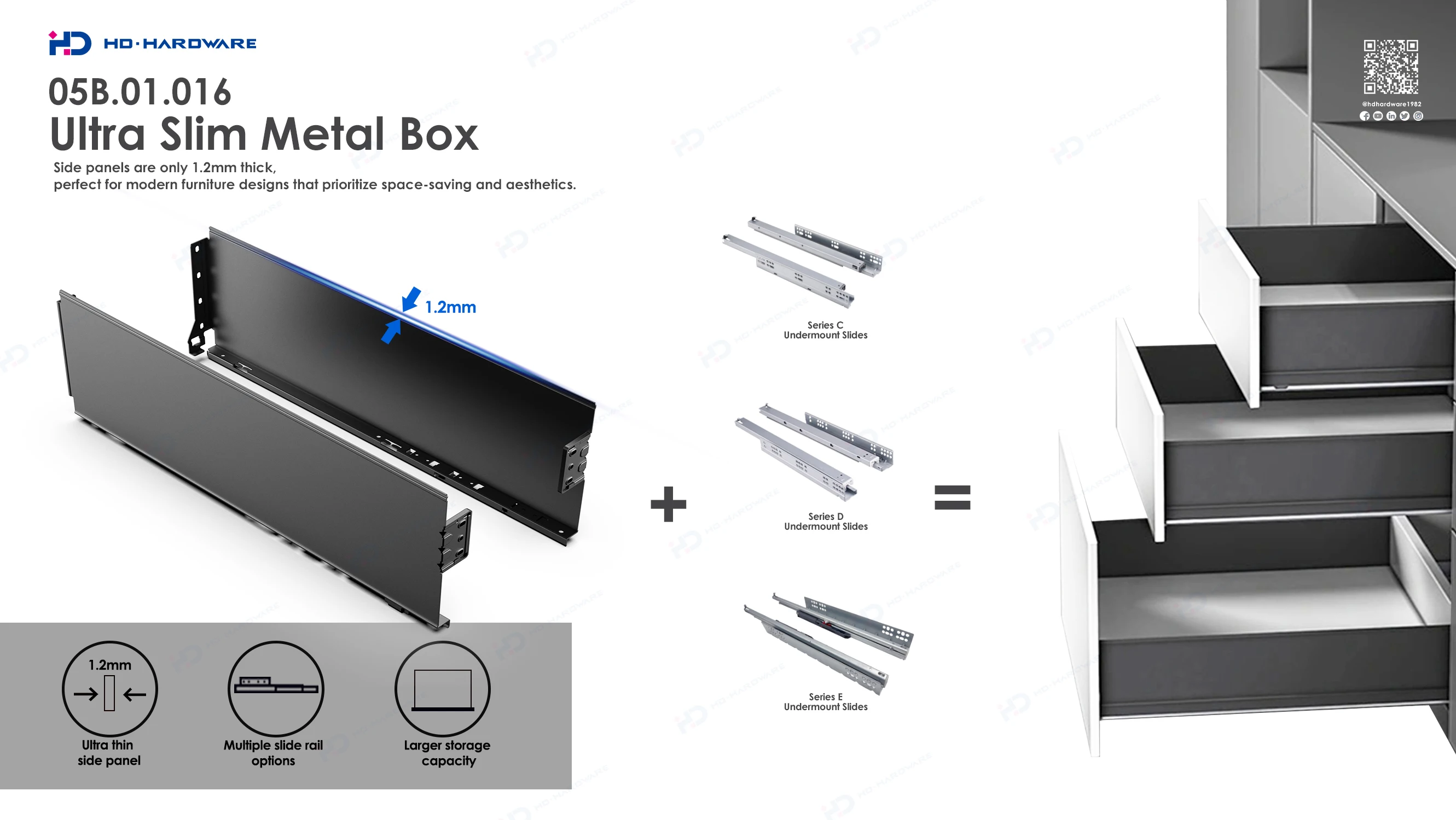 Slim Tandem Box Cabinet Kitchen Drawer Basket Pull Out Basket In Cabinet With Soft Slide Dish Rack