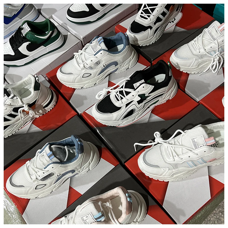 Factory Wholesale Mix Bales Stock Shoes In Pakistan Factory Price Shoes Stock, High Quality Brand New Shoes Stock For Adult