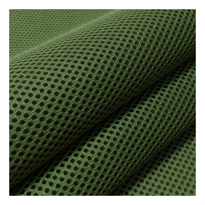 Tejido de malla de aire del espaciador de las mochilas de los deportes de punto 100% poliester