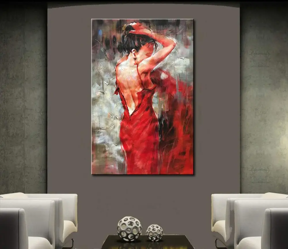 modern wall art famous designs tango dancer oil painting