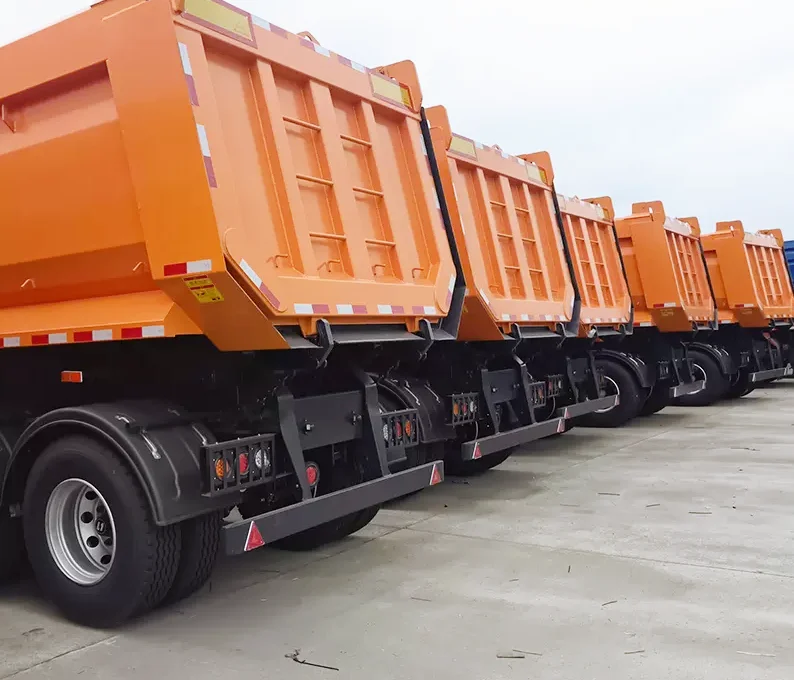 Hydraulic cylinder 4 axles 50tons  Grain Stone Sand Semi trailer  U type Dump Trailers Tipper truck Trailer