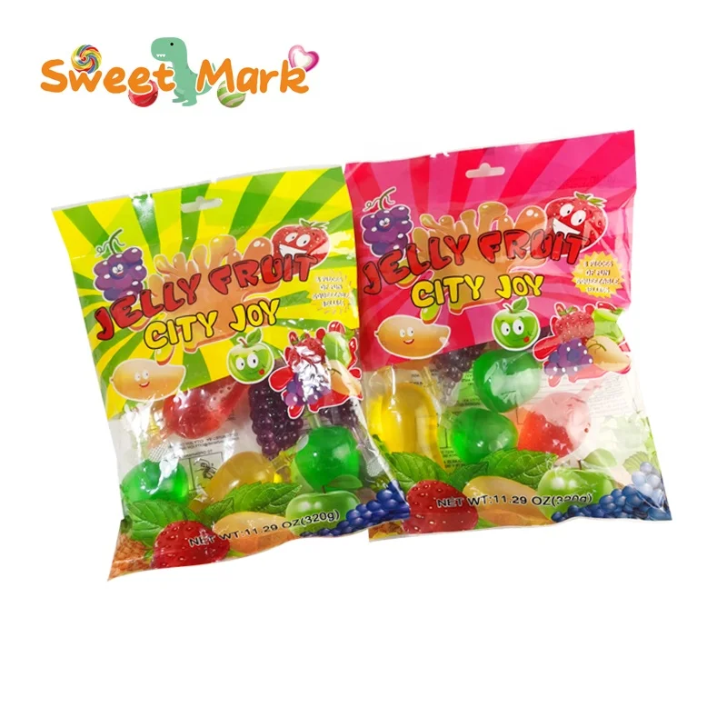 Custom jelly cute pudding sweet fruit candy soft pudding jelly candy