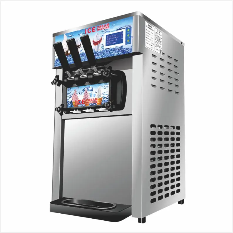 Factory Supply Is Simple And Easy To Operate ZM-168 Table Top 3 Flavor Soft Ice Cream Machine For Commercial