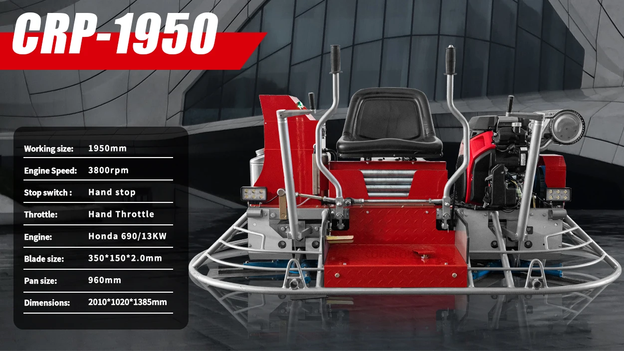 Hot Sale Double Plates Concrete Float Trowel Finishing Ride On Power Trowel Machine