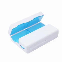 Eco-friendly Portable Mini Pill Box Plastic Weekly 7 Compartment Pill Organizer PP+Magnet Medicine Case Pill Storage Cases