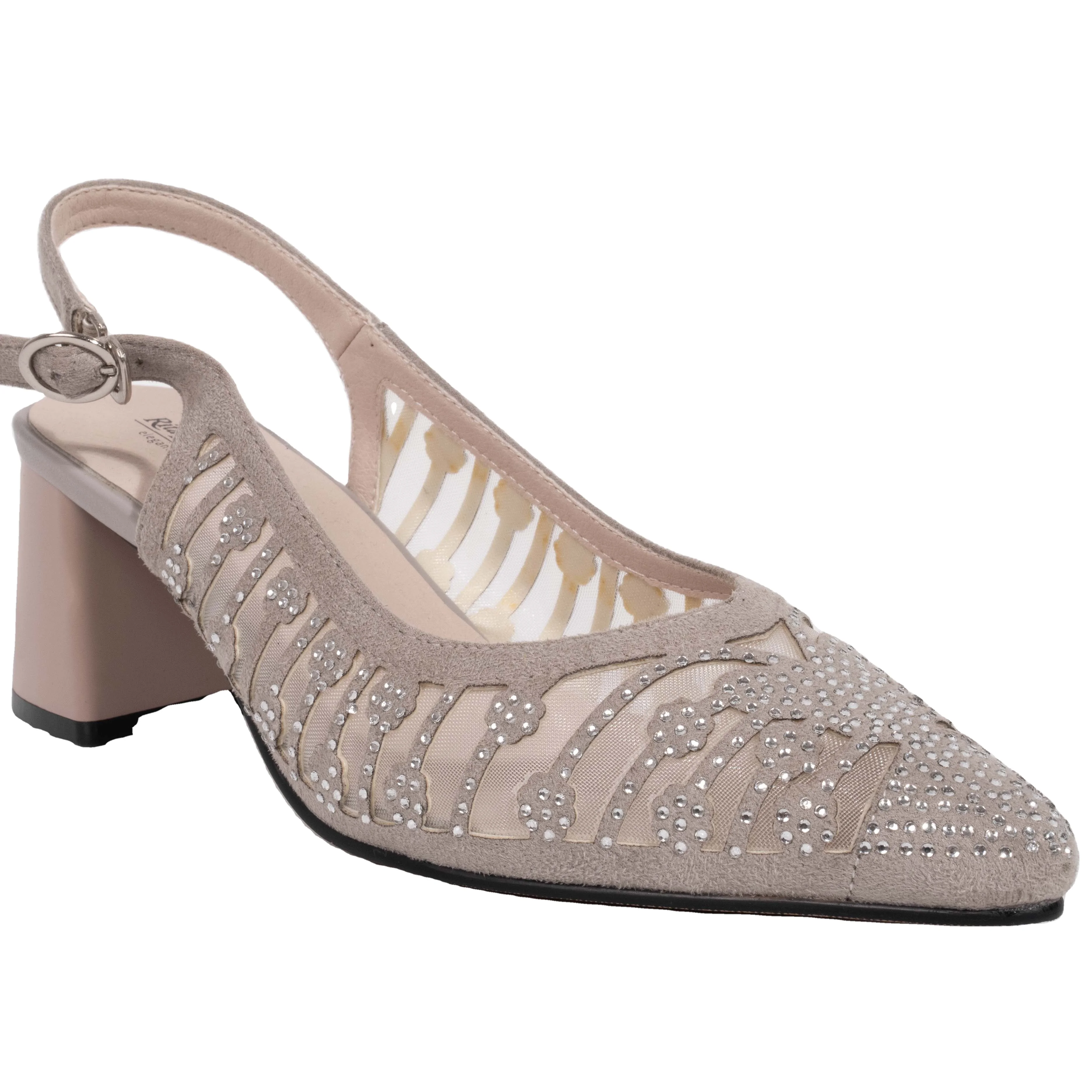 YZY wholesale OEM Apricot high heel luxury sexy design pumps with microfiber