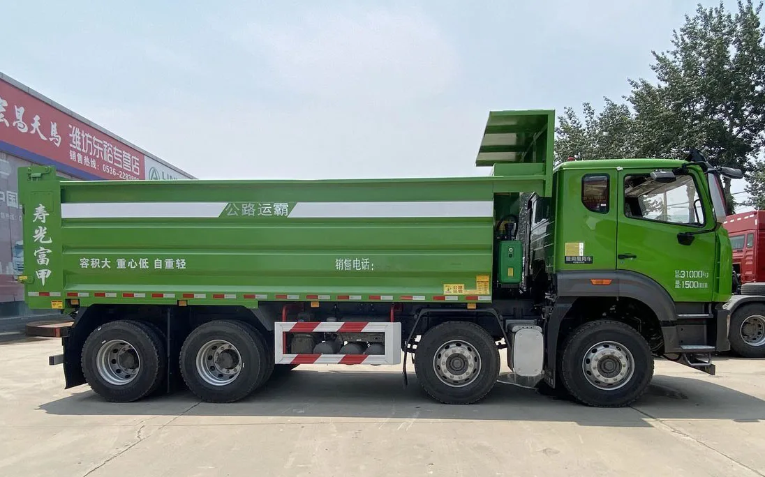 Used export China heavy duty truck HOWO dump truck N5G 340HP8x4 for sale