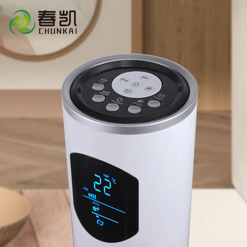 Factory Price Electric Noiseless Safety Cooling Bladeless 38 inch Tower Fan with remote
