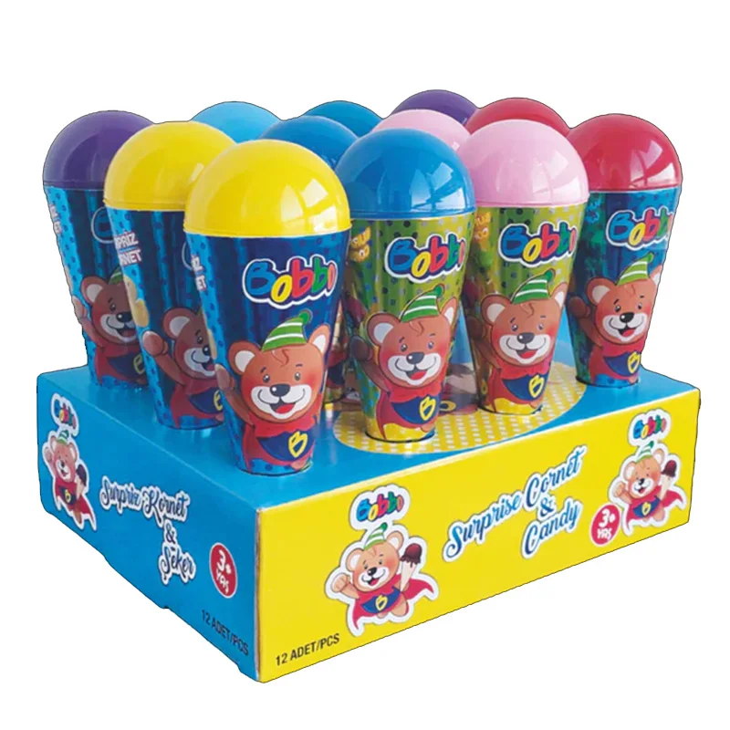 Surprised Ice Cream Cone Sweet Candy Toy Sets Surprise Cornet With Toys