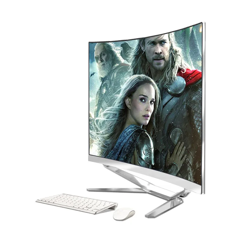  Hot Sale Wholesale 21.5 27 23.8 inch i7 8gb 5th Gen Desktop All In One Computer PC Curved i3 i5 For