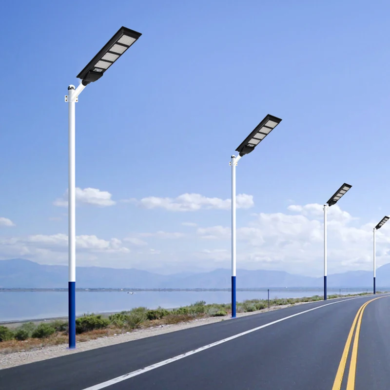 ABS Waterproof Ip65 30 60 90 120 150 180 Watt Solar Powered Integrated All In One Led Solar Street Lamp