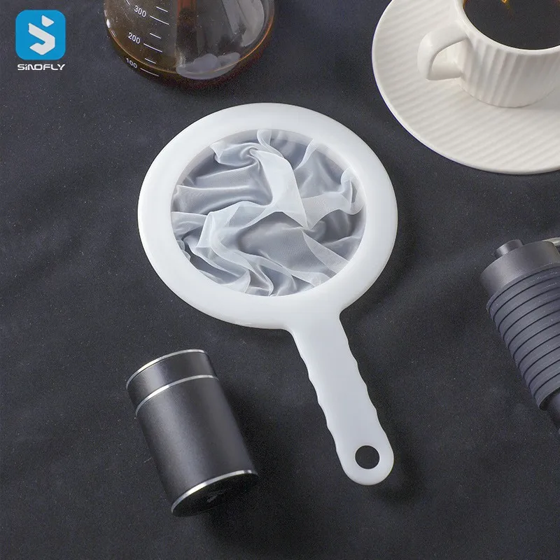 High Quality Juice Super Fine Sieve 100 200 400 Mesh Strainer Kitchen Tools Coffee Soybean Milk Filter Colanders