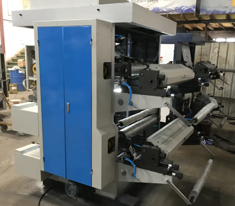 2 Color Plastic /Non Woven Fabric Bag  Making Flexo Printing Machine Price