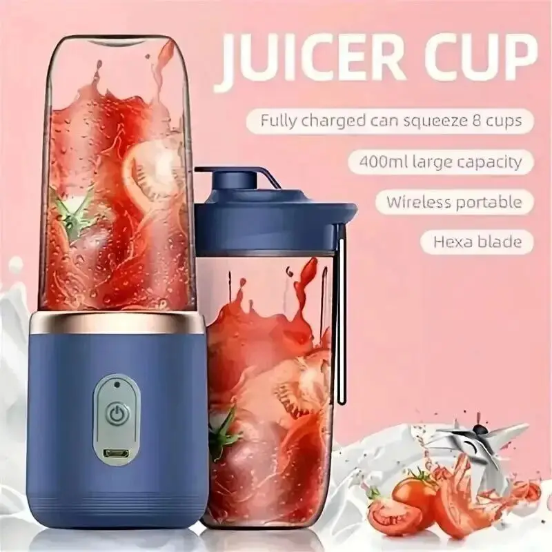USB Portable Juicer Blenders Multifunctional Household Electric Juicer Smoothie Bottle Fruit Juicing Mixer Juice Cup