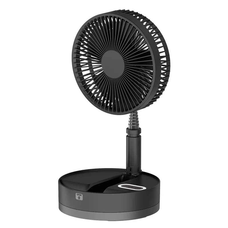 Foldable Fan Remote Control Type-C Night Light Portable Floor Fan Air Cooler 10800mAh 9 Inch Household Fan Rechargeable