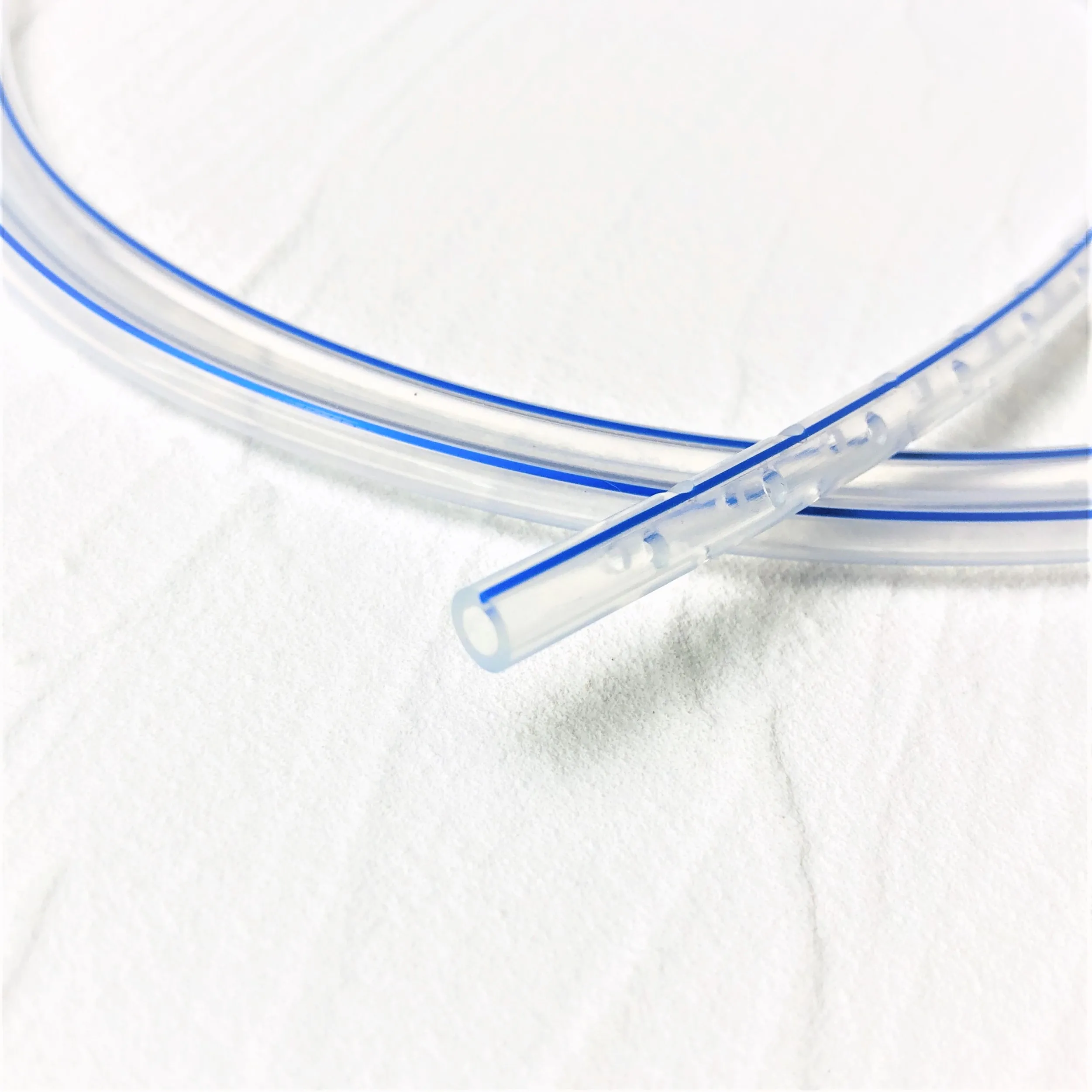 CE Disposable Medical Silicone Round Redon Drain Catheter JP Drain Round Perforated Redon Drain Tube