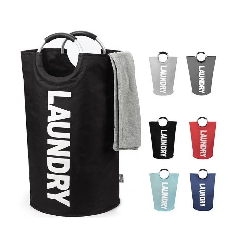 Home Hotel Use Extra Large Big Oxfored laundry basket bags Customized logo Dirty Clothes CollectLaundry Basket With Soft Handle