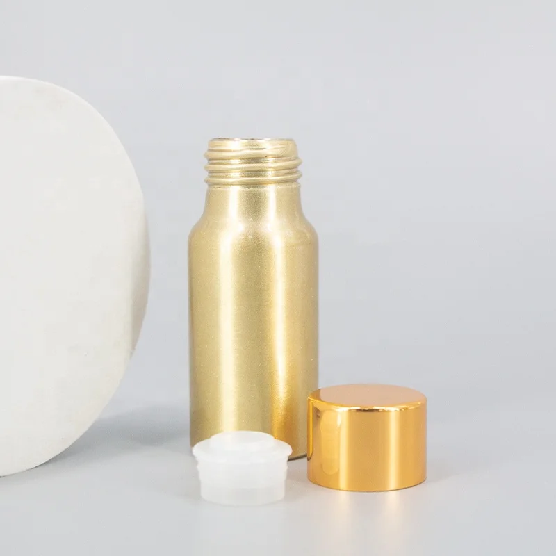 Wholesale empty aluminum bottles for essential Oil water/cosmetics/beer custom can 30ml 50ml 60ml 80ml 100ml 200ml